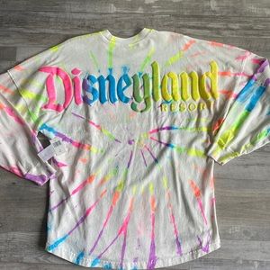 NWT - Rainbow Tie Dye Disneyland Spirit Jersey